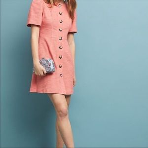 Gal Meets Glam Anthropologie Kathleen Pink Dress